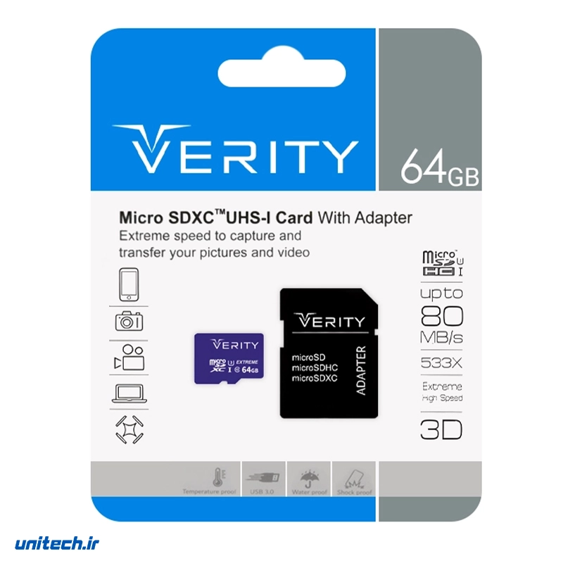 رم میکرو 32 گیگ وریتی مدل U1 633X w05ywW